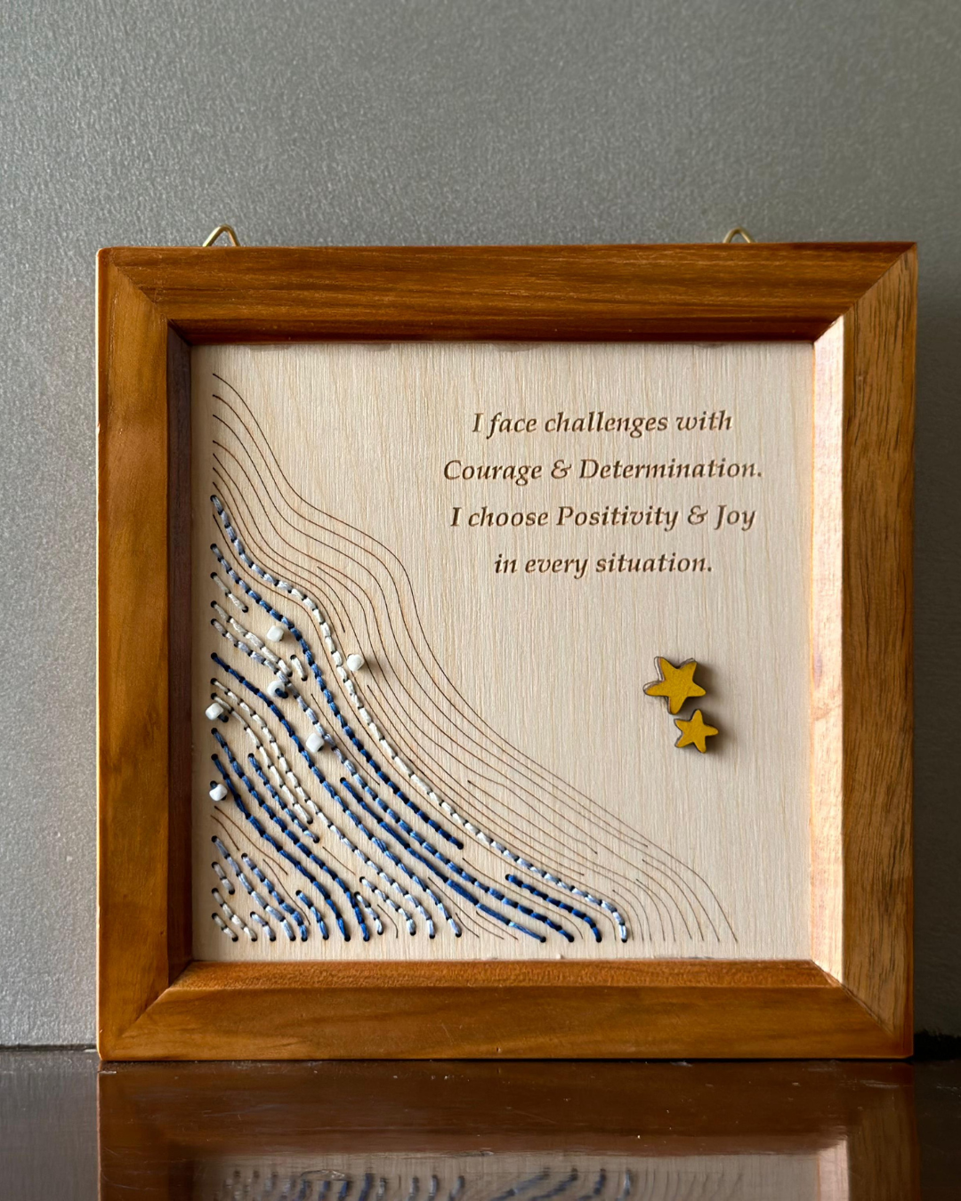 Affirmation Frame - Courage