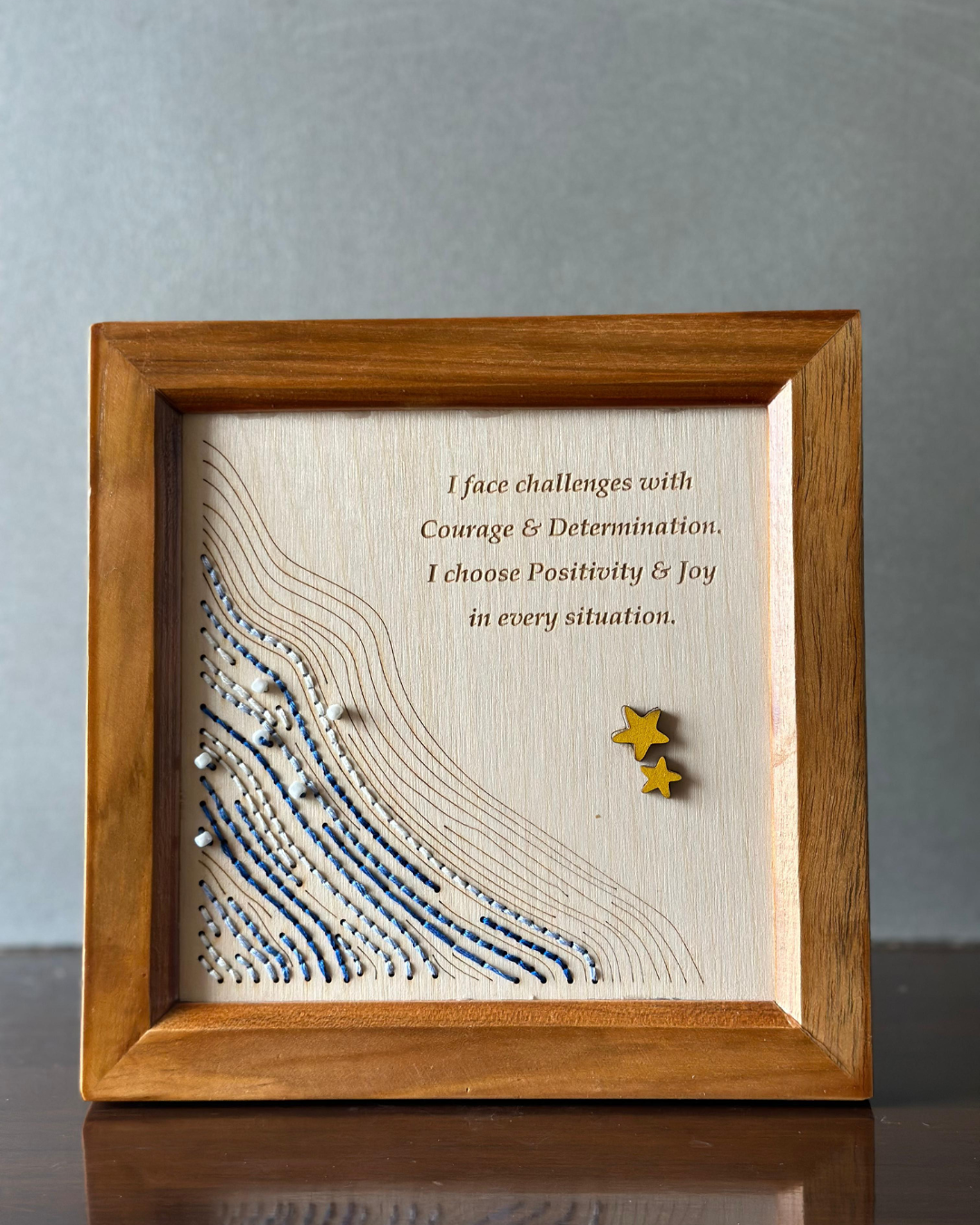 Affirmation Frame - Courage