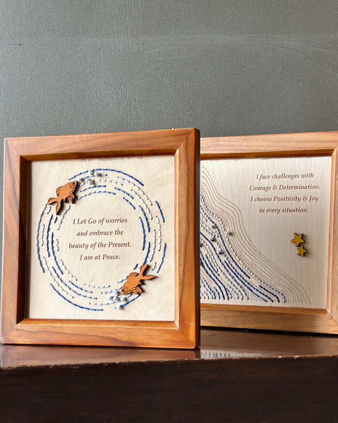 Affirmation Frame - Courage