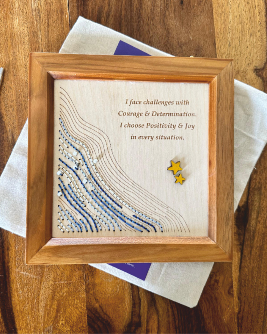 Affirmation Frame - Courage