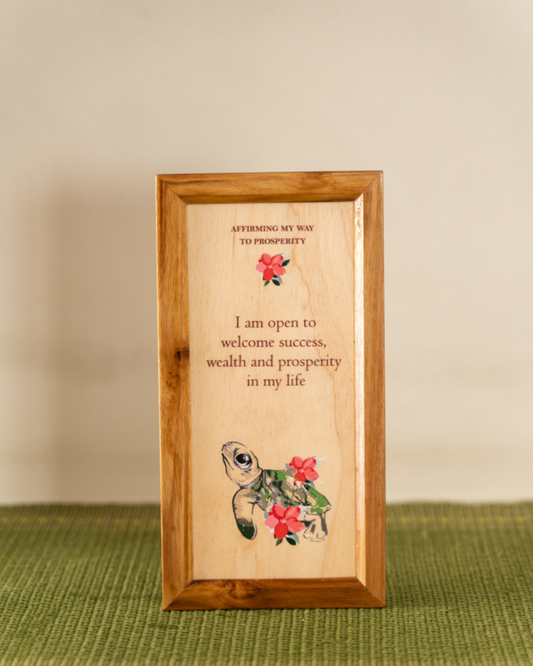 Affirmation Slab-Prosperity